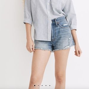 NWT Madewell Relaxed Denim Shorts